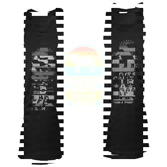 Mens Coolest Lab Papa Ever Fathers Day Dad Grandpa Labrador Unisex Tank Top - Thegiftio