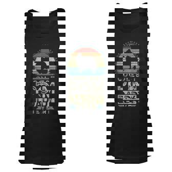 Mens Coolest Pom Daddy Ever Fathers Day Pomeranian Dog Dad Unisex Tank Top - Thegiftio