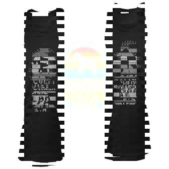 Mens Coolest Schnauzer Papa Ever Fathers Day Dad Grandfather Unisex Tank Top - Thegiftio