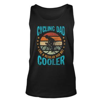 Mens Cycling Dad - Bike Rider Cyclist Fathers Day Vintage Gift Unisex Tank Top - Seseable