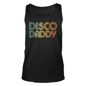 Mens Disco Daddy Retro 60S 70S Party Costume Dad Fathers Day Unisex Tank Top - Thegiftio UK