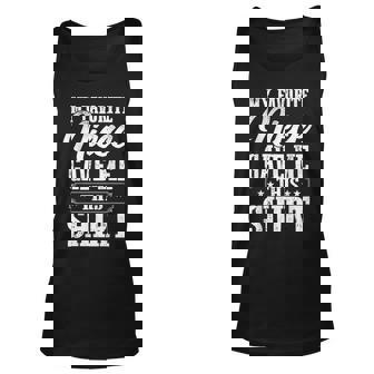 Mens Fathers Day Dad My Favorite Niece Gave Me This Unisex Tank Top - Thegiftio