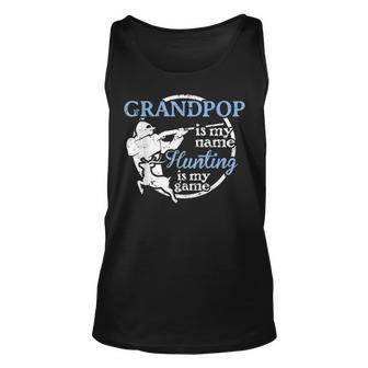 Mens Hunting Grandpop Fathers Day Gift For Dad Or Grandpa Hunter Unisex Tank Top - Seseable