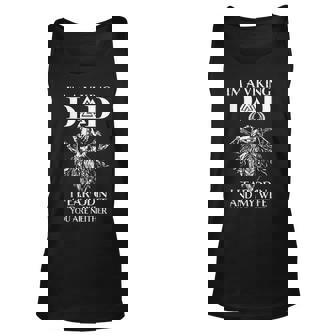 Mens Im A Viking Dad - I Fear Odin And My Wife - Funny Viking Unisex Tank Top - Thegiftio UK
