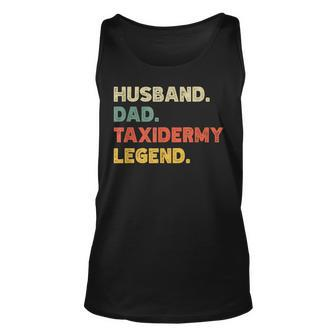 Mens Mens Funny Husband Dad Taxidermy Legend Vintage Retro Unisex Tank Top - Seseable