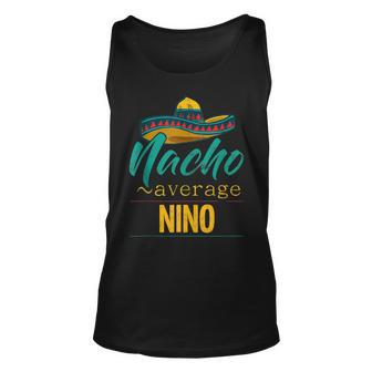 Mens Nacho Average Nino Gift Funny Cinco De Mayo Sombrero Unisex Tank Top | Mazezy