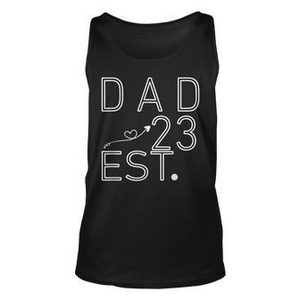 Mens New Dad 2023 Pregnancy Announcement For Girl Dad Fathers Day Unisex Tank Top - Thegiftio UK