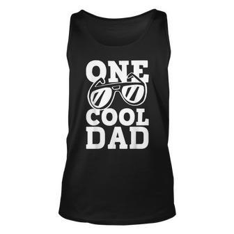 Mens One Cool Dude 1St Birthday One Cool Dad Family Matching Unisex Tank Top - Seseable