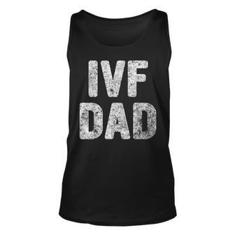 Mens Proud Ivf Dad Mens - Infertility Awareness Daddy Gift Unisex Tank Top - Seseable