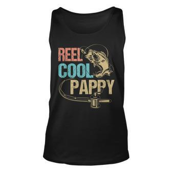 Mens Reel Cool Pappy Fishing Daddy Fathers Day Unisex Tank Top - Thegiftio UK