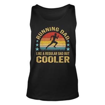 Mens Running Dad - Funny Marathon Runner Fathers Day Gift Unisex Tank Top - Seseable