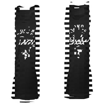 Mens Soon To Be Daddy Funny Pregnancy Announcement Dad Unisex Tank Top - Thegiftio