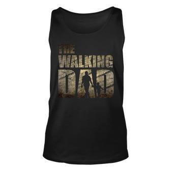 Mens The Walking Dad Best Gift For Fathers Day Unisex Tank Top | Mazezy