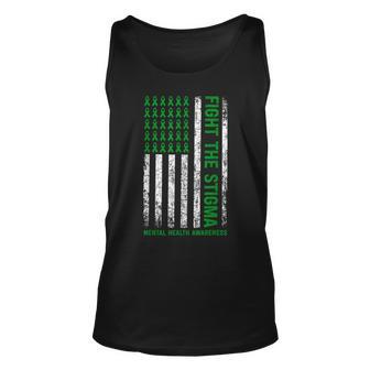 Mental Health Awareness Fight The Stigma Mental Health Gift For Men Unisex Tank Top - Thegiftio UK