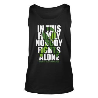 Mental Health Awareness Ribbon Family You Matter Kindness Unisex Tank Top | Mazezy