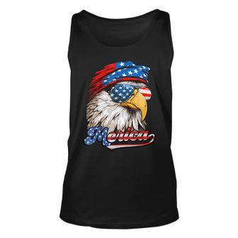 Merica Patriotic Eagle Usa American Flag 4Th Of July Unisex Tank Top - Thegiftio UK