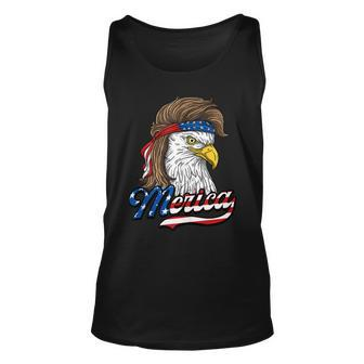Merica - Patriotic Usa Eagle Of Freedom - 4Th Of July Unisex Tank Top - Seseable