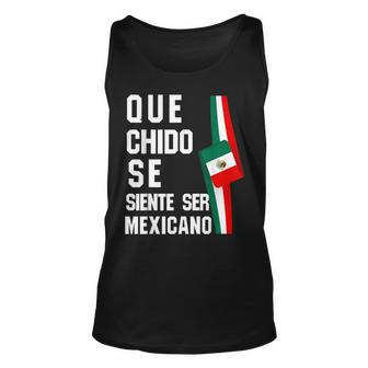 Mexican Flag Mexicana Mexico Heritage Spanish Men Hombre Unisex Tank Top | Mazezy