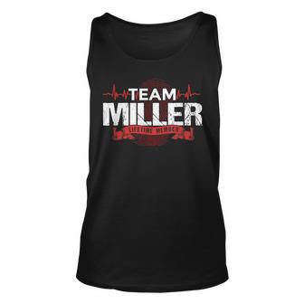 Miller Team Familientreffen Dna Herzschlag Geschenk Tank Top - Seseable