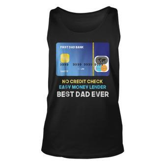 Money Lender Best Dad Ever Humor Fathers Day Tank Top | Mazezy