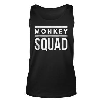 Monkey Squad Funny Unisex Tank Top | Mazezy