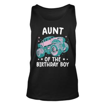 Monster Truck Passende Tante Des Geburtstagskindes Tank Top - Seseable