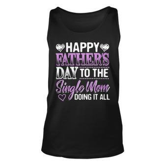 Mother Grandma Single Mom Fathers Daymotherproud Single Mom Unique Mother Single Mom Grandmother Unisex Tank Top - Monsterry