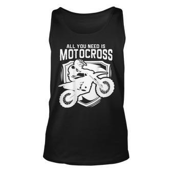 Motocross Für Biker I Dirt Bike I Cross Enduro Tank Top - Seseable