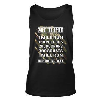 Murph Challenge Tshirt 2019 Memorial Day Wod Workout Gear Unisex Tank Top | Mazezy