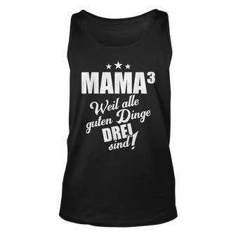 Mutter Mama Drillinge Drillingsmama Mom Hoch 3 Kinder Lustig Tank Top - Seseable