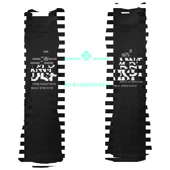 My Boyfriend Is Irish Funny Couple St Patricks Day Men Women Tank Top Graphic Print Unisex - Thegiftio