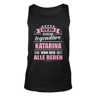 Name Katarina Vorname Namensgeschenke Namenstag Fun Tank Top - Seseable