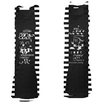 Never Underestimate An Old Man Who Graduated From Owjc Okaloosa-Walton Junior College Men Women Tank Top Graphic Print Unisex - Thegiftio