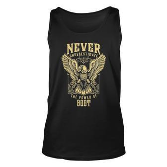 Never Underestimate The Power Of Boo Personalized Last Name V2 Unisex Tank Top - Seseable