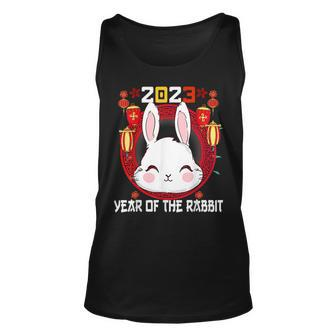 New Year 2023 Year Of The Rabbit Chinese Year Zodiac 2023 Unisex Tank Top - Thegiftio UK