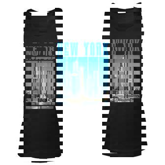 New York Skyline 718 Nyc Ny Vintage Pride Unisex Tank Top | Mazezy
