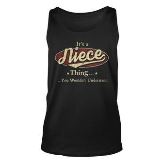 Niece Personalized Name Gifts Name Print S With Name Niece Unisex Tank Top - Seseable