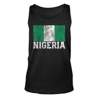 Nigeria Nigerian Flag Family Pride Country Vintage Unisex Tank Top - Seseable