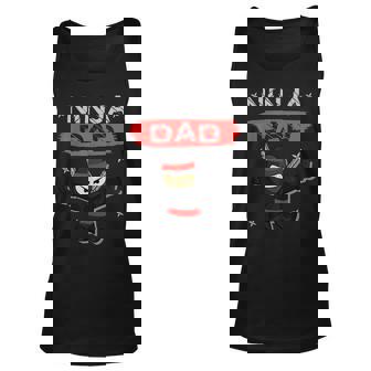 Ninja Dad Birthday Gift Ideas Birthday Ninja Dad Unisex Tank Top - Thegiftio UK