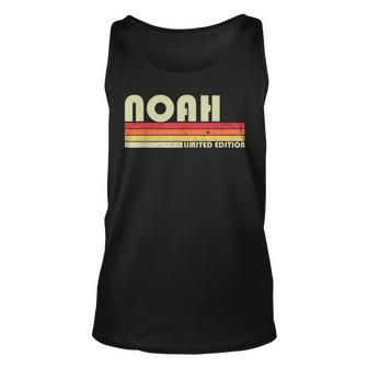 Noah Gift Name Personalized Funny Retro Vintage Birthday Unisex Tank Top - Seseable