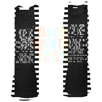 Non-Sports Fan Go Sports Yay Sports Unisex Tank Top | Mazezy