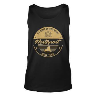 Northport New York Its Where My Story Begins Unisex Tank Top - Seseable