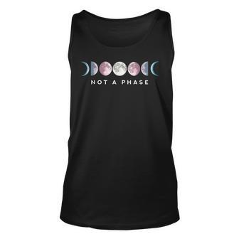 Not A Phase Moon Lgbt Trans Pride Transgender Unisex Tank Top | Mazezy