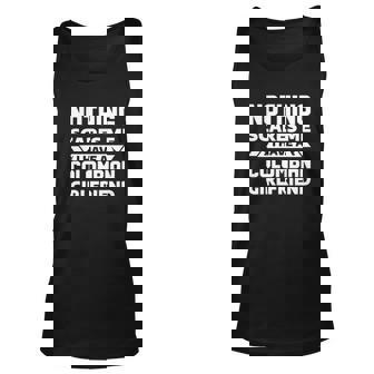 Nothing Scares Me I Have A Colombian Girlfriend Boyfriend Men Women Tank Top Graphic Print Unisex - Thegiftio