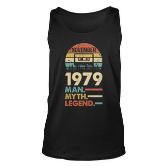 November 1979 Vintage 1979 40Th Birthday 40 Years Old Gift Unisex Tank Top | Mazezy