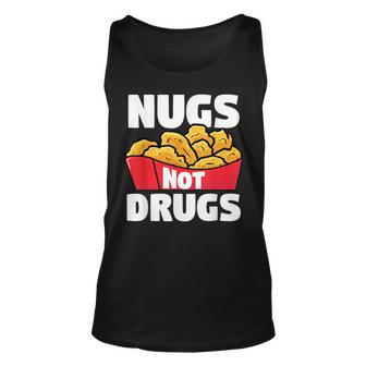 Nugs Not Drugs Funny Sobriety Men Chicken Nuggets Unisex Tank Top - Seseable