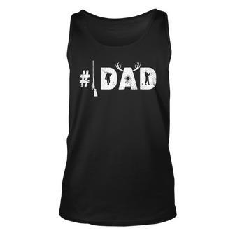 Number One Best Hunting Dad Deer Hunter Fathers Day Tank Top | Mazezy
