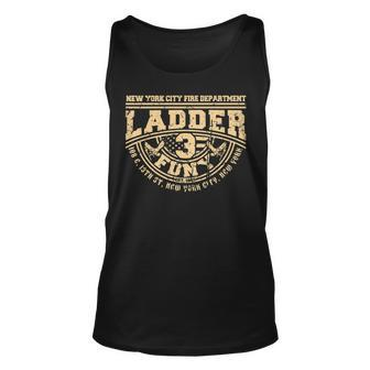 Nyc Fire Department Station Ladder 3 New York Firefighter Us Unisex Tank Top - Seseable