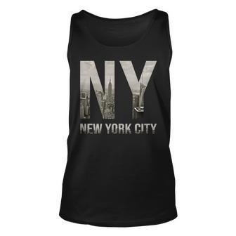 Nyc Skylines New York City That Never Sleeps Gift Unisex Tank Top | Mazezy