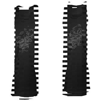 Octopus Playing Acoustic Guitar Cool Musician Guitarist Unisex Tank Top | Seseable CA